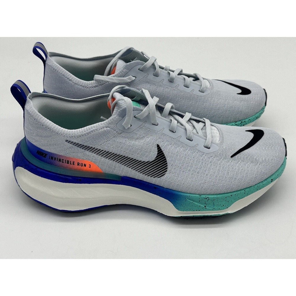 Size 11 - Nike ZoomX Invincible 3 Pure Platinum Cool Mint HF4904-043 No Box Lid
